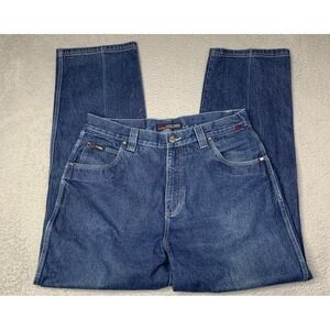 FUBU Jeans Mens Size 38 Waist 36" Blue Denim Baggy Loose Y2K Cotton Skater